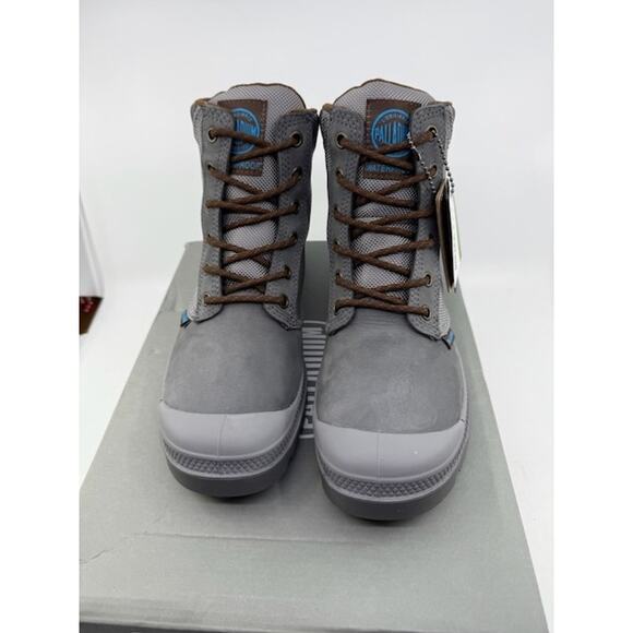 NEW Palladium Pampa Sport Cuff WPN Boots 73234-070-M Granite Gray Mens Size 4.5 - Picture 3 of 9